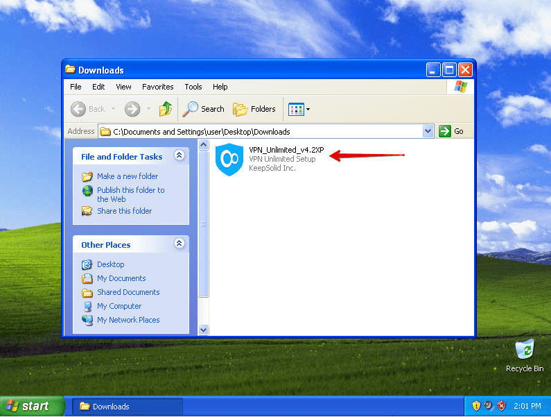 Настроить vpn на windows xp